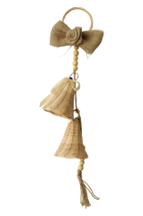 İkili Kapı Süsü Düz Bambu