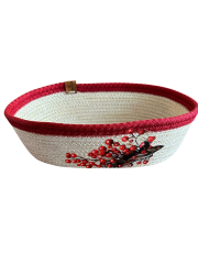 Sepet(Oval) Nar Çiçeği Kırmızısı