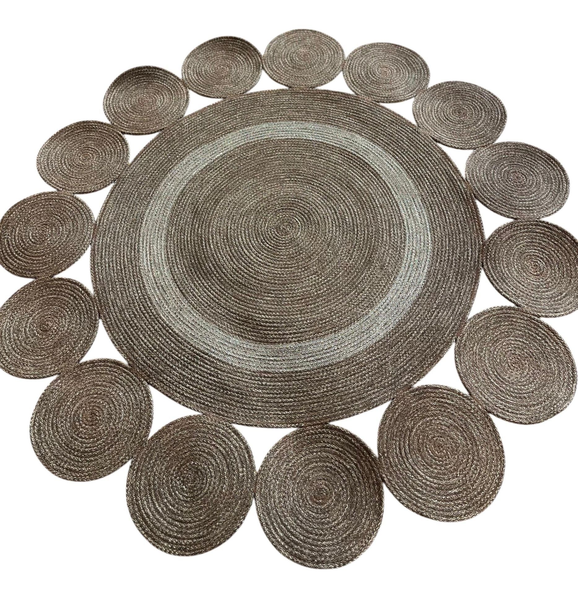 ÖRME HALI Gri Kahve