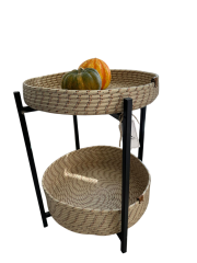 Metal İskeletli İkili Sepet Desenli