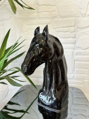 At Figürü Siyah - Orta Boy