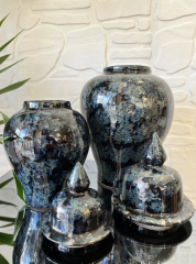 İkili Şah Küp Gece Mavisi