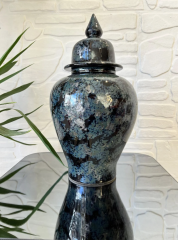 İkili Şah Küp Gece Mavisi