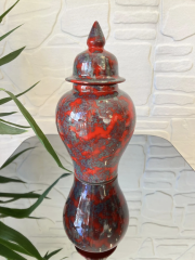 İkili Şah Küp Ateş Kırmızısı