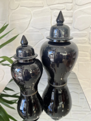 İkili Şah Küp Siyah Zarafet