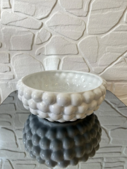 Üçlü Vazo Takımı Beyaz