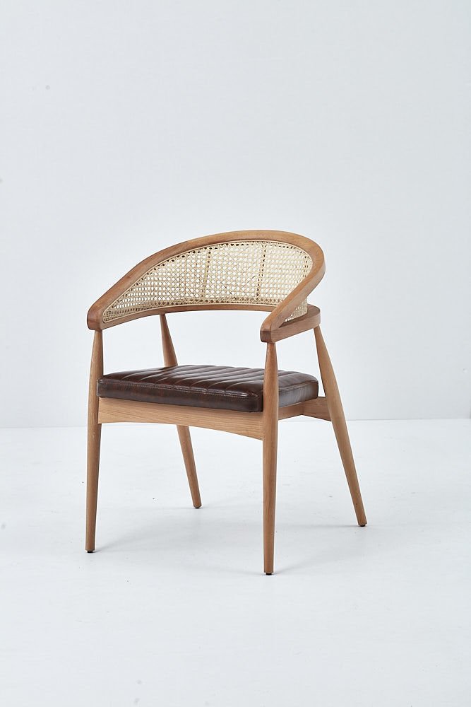 Balaz Sandalye CEVİZ - BORDO