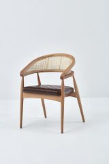 Balaz Sandalye CEVİZ - BORDO