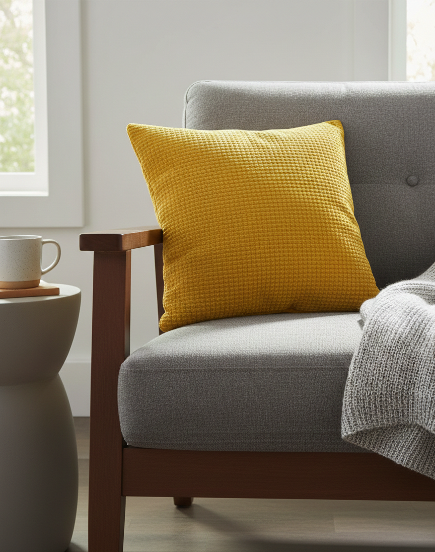 SEYMEN ALİ KIRLENT / YASTIK KILIFI / TEK PARÇA / TURUNCU